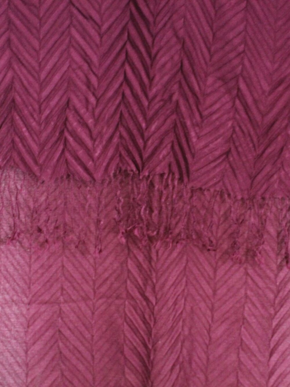 100% Cashmere Wrap Shawl Maroon Lightweight Evening‎ Wedding Fringe - Picture 10 of 11